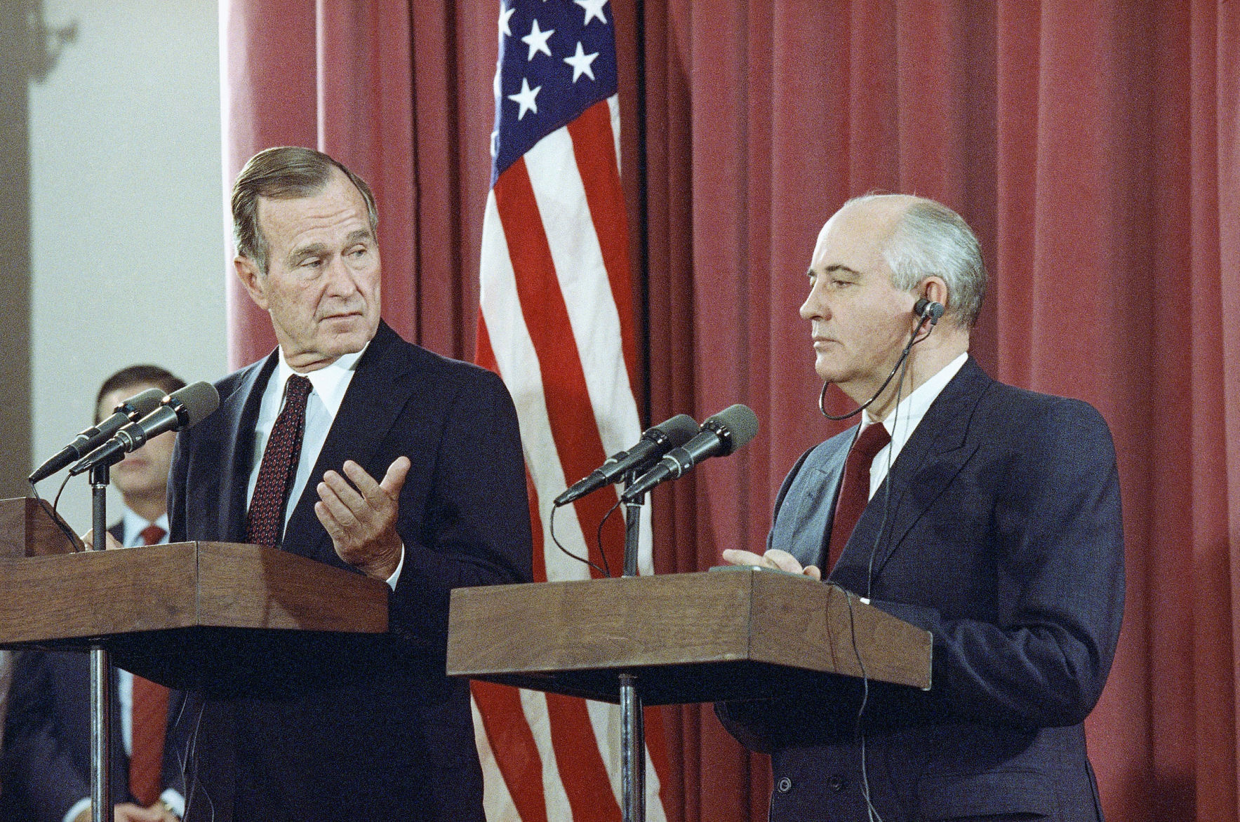 1990: George H.W. Bush and Mikhail S. Gorbachev